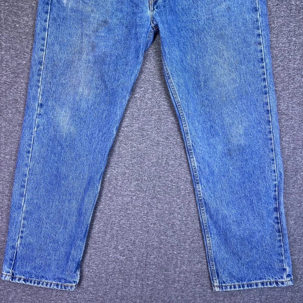 Levis 505 Jeans Mens 40x32 Blue Regular Fit‎ Straight Classic Casual Denim